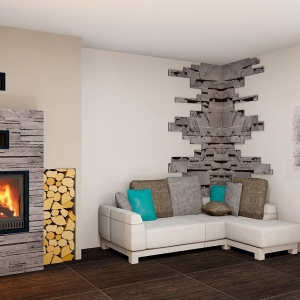 Aranżacje kominków tradycyjnych firmy Hajduk